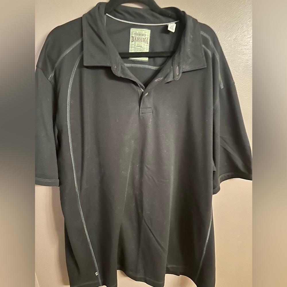 Tommy Bahama black polo 3XL